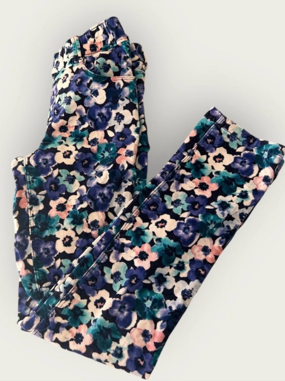 Girl Gymboree floral pants size 8